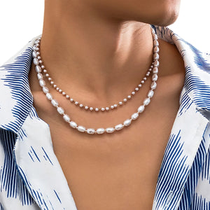 Pearls Necklace Mens