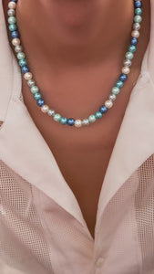 Mens Pearl Necklace Trend