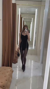 Black Sexy Mini Dress