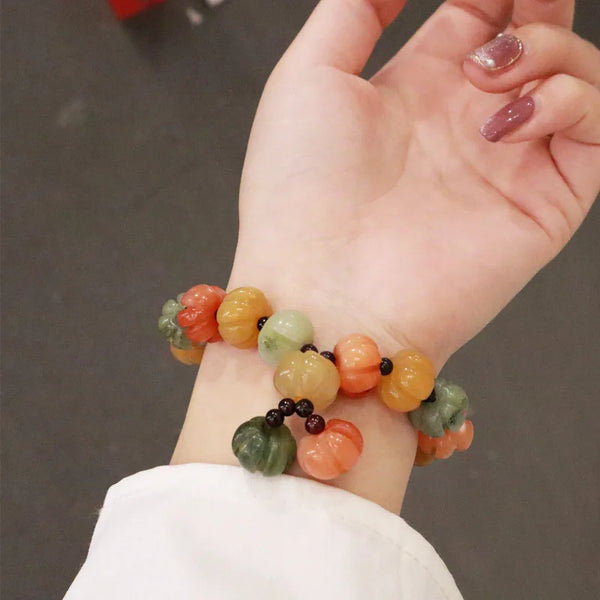 Pumpkin Pearl Bracelet