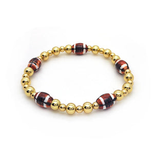 Rugby Baseball Peal Bracelet for Women