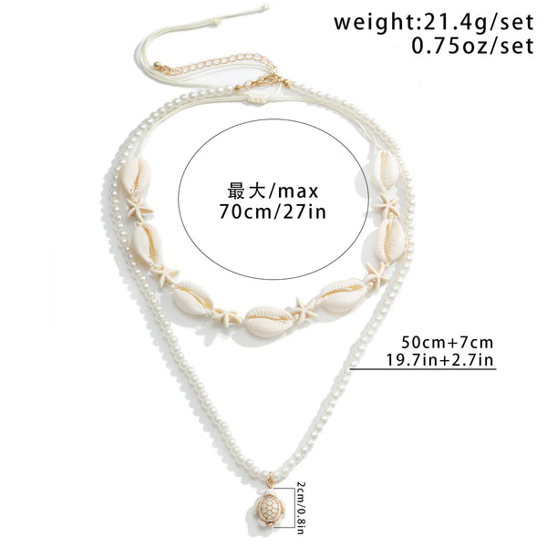 Shells Men's Pearl Necklaces