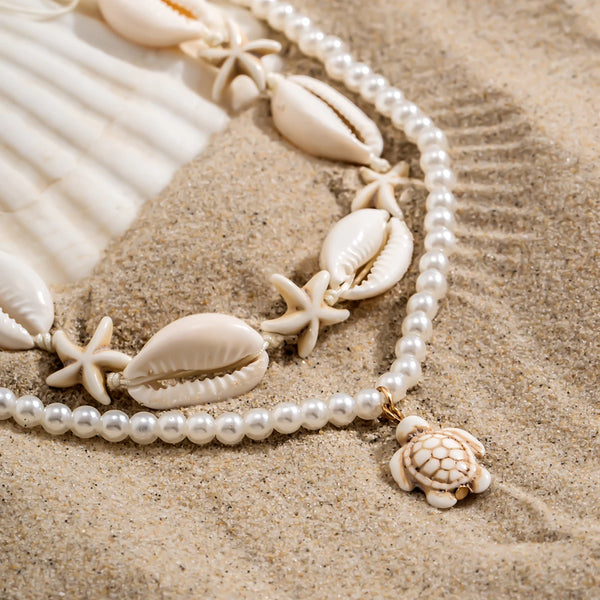 Shells Men's Pearl Necklaces