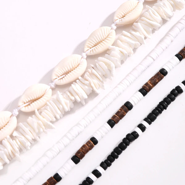 Shells Pearl Necklace Men