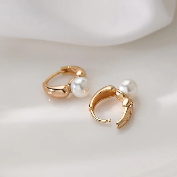 Simple Drop Pearl Earring