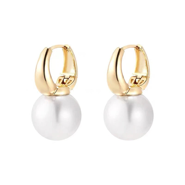 Simple Fashion Pearl Drop Earrings