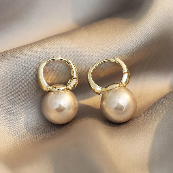 Simple Fashion Pearl Drop Earrings