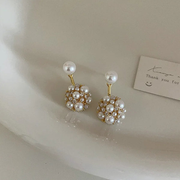 Small Pearl Drop Earrings