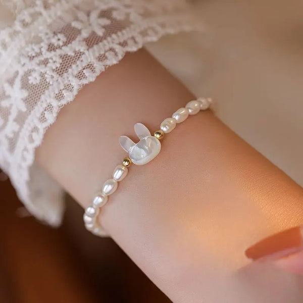 Sweet Rabbit Pearl Bracelet