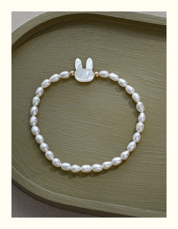 Sweet Rabbit Pearl Bracelet