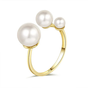 Three Pearl Ring