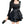 Timeless Ruffle Bow Black Mini Dress