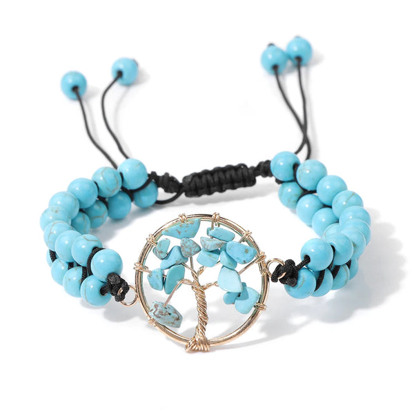 Tree Of Life Pearl Wrap Bracelet