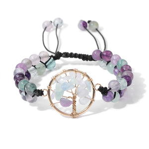 Tree Of Life Pearl Wrap Bracelet