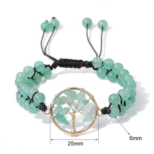 Tree Of Life Pearl Wrap Bracelet