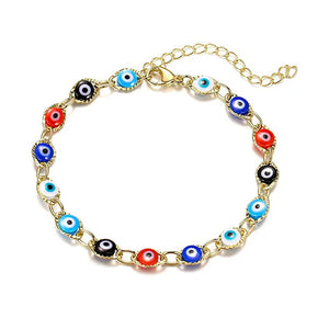 Trendy Blue Evil Eye Bracelets for Women