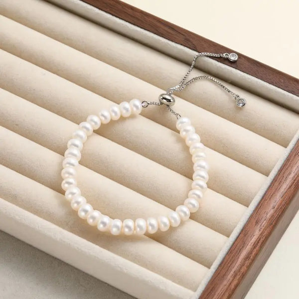 White Pearl Bracelet