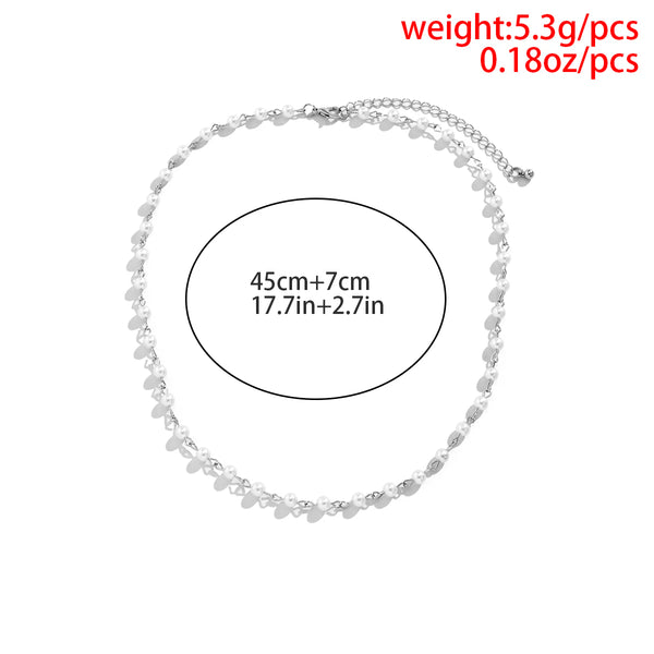 White Pearl Necklace For Men's