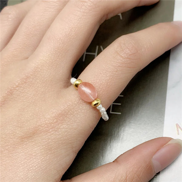 White Pearl Ring