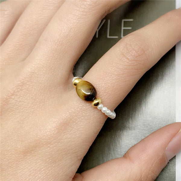 White Pearl Ring